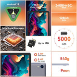 URAO Tableta, Tablet de 10.1" Android con procesador Octa-core...
