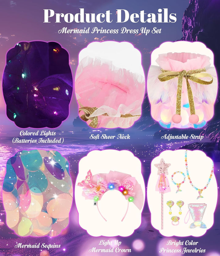 LIMIROLER Vestidos de Princesa para Vestir Juguetes Vestidos de Pri...