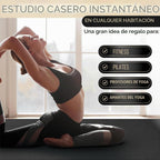 Gorilla Mats Esterilla de Yoga Premium Grande – 6 x 4 pies, 7 x 5 pies (8mm) extra gruesa y ultra cómoda, antideslizante, esterilla de ejercicio descalzo – funciona muy bien en cualquier suelo para
