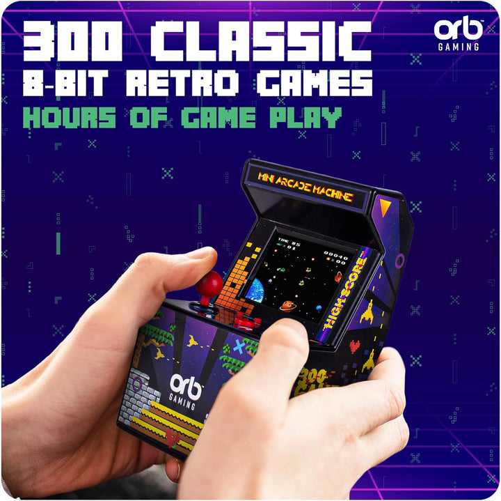 Orb - Mini máquina de arcade, 300 juegos incorporados, juegos de ar...
