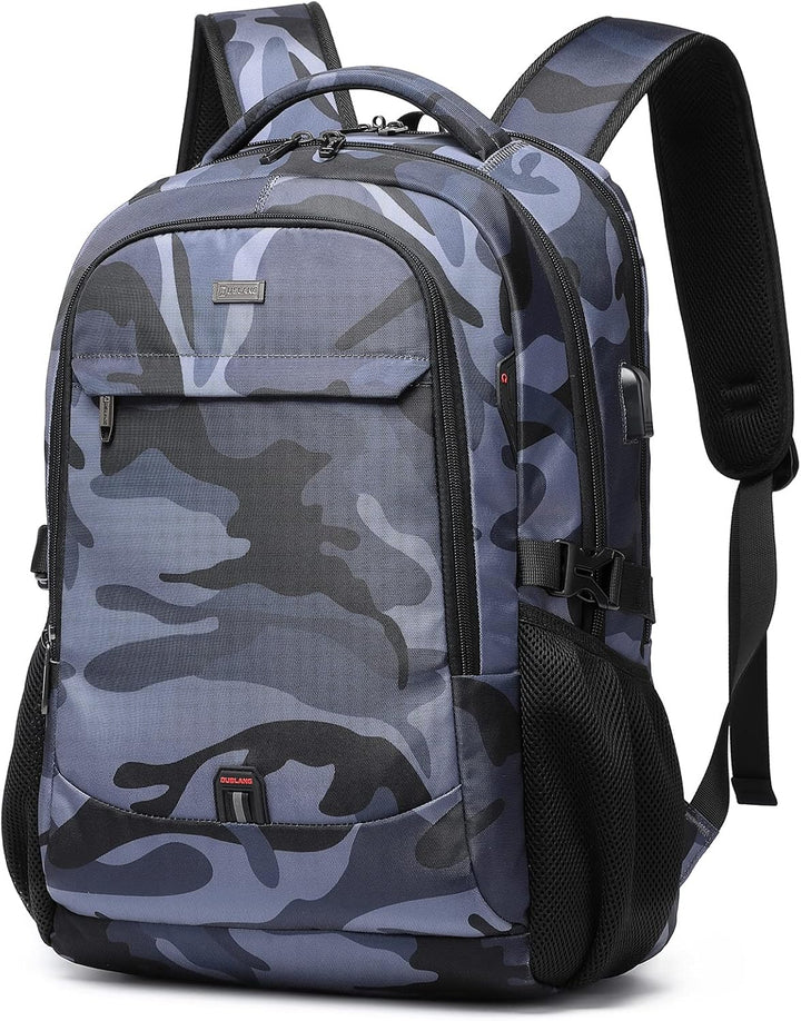 DUSLANG Mochila para portátil para viajes, resistente al agua, moch...