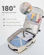 LOVEVOOK Mochila de viaje para mujeres y hombres, 40L, aprobada por...
