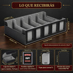 Kabinka Caja de Almacenamiento para Cartas Coleccionables de 5 Filas 3900+ con Exhibidor para Commander