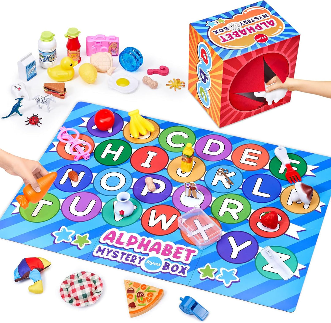 JoyCat Caja Misterio del Alfabeto para Niños 52 PCS Juego de Clasif...