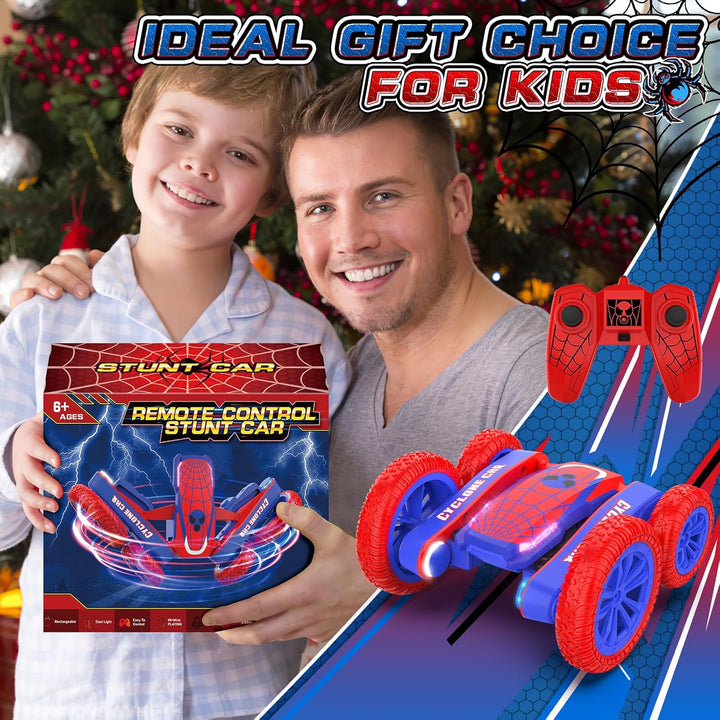 Blissbud Coche de control remoto Spider RC Cars de doble cara 360°...