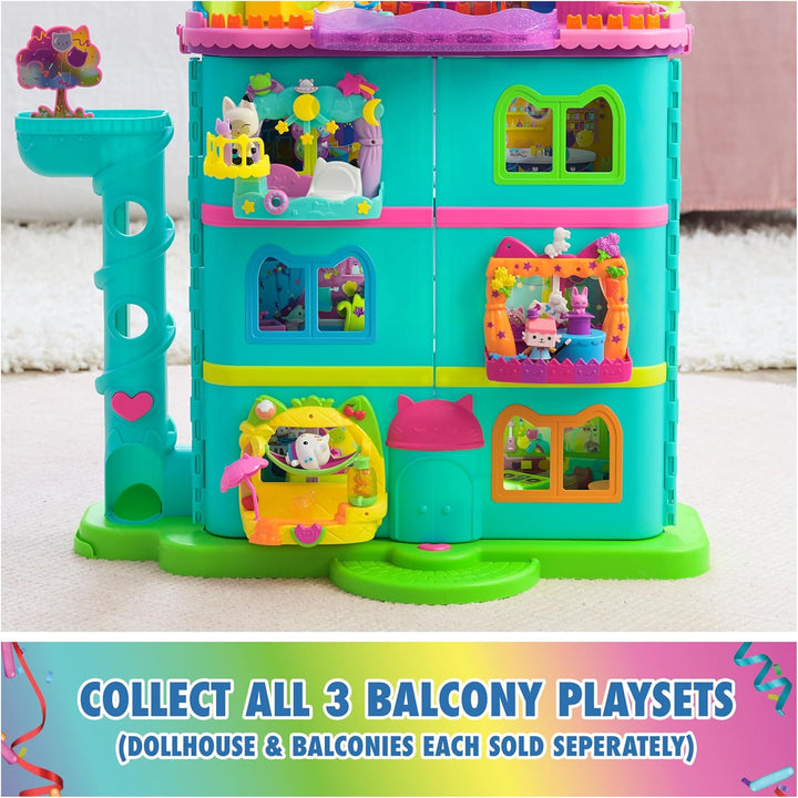DreamWorks Gabby's Dollhouse, juego de balcón de batido de frut...