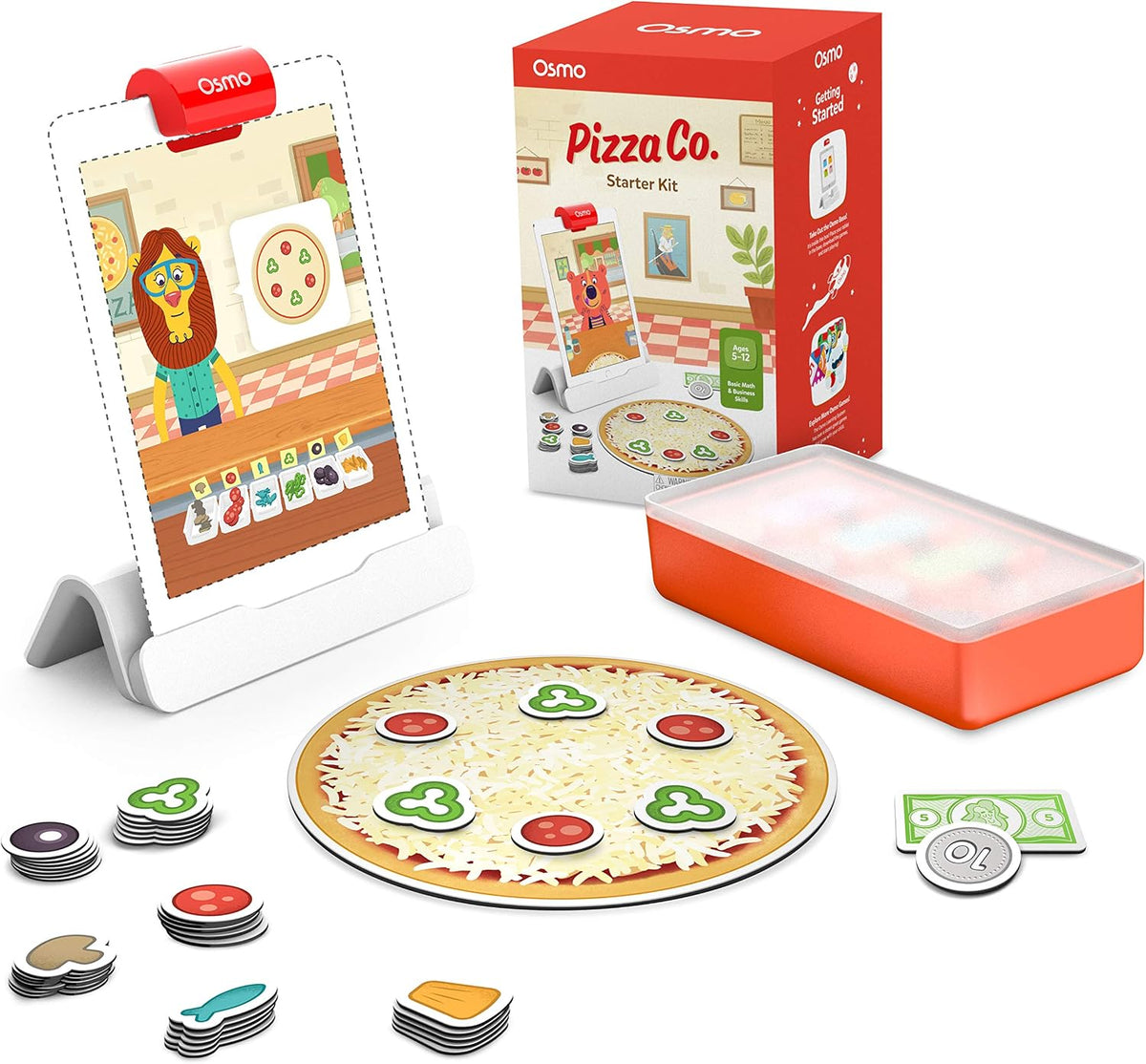 Osmo Pizza Co. Kit de 5 a 12 años, juego de matemáticas y comunicación