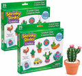 Paquete creativo de Shrinky Dinks Just Play Ruff N' Ready, 25 hojas blancas esmeriladas, juego de manualidades para niños, juguetes para niños de 6 años en adelante (paquete de 2)
