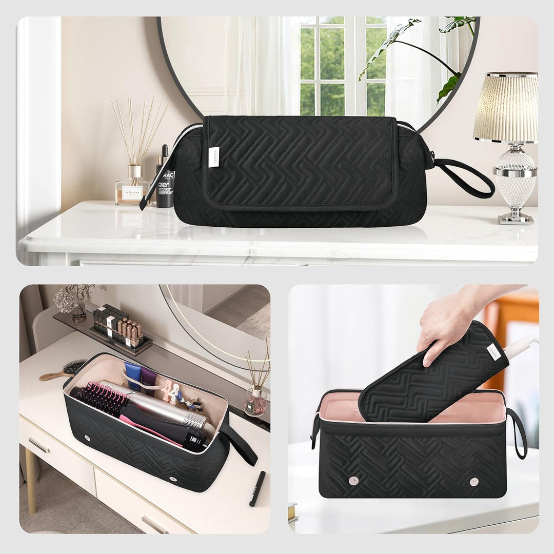 Leudes - Bolsa de viaje para herramientas de cabello con alfombrill...