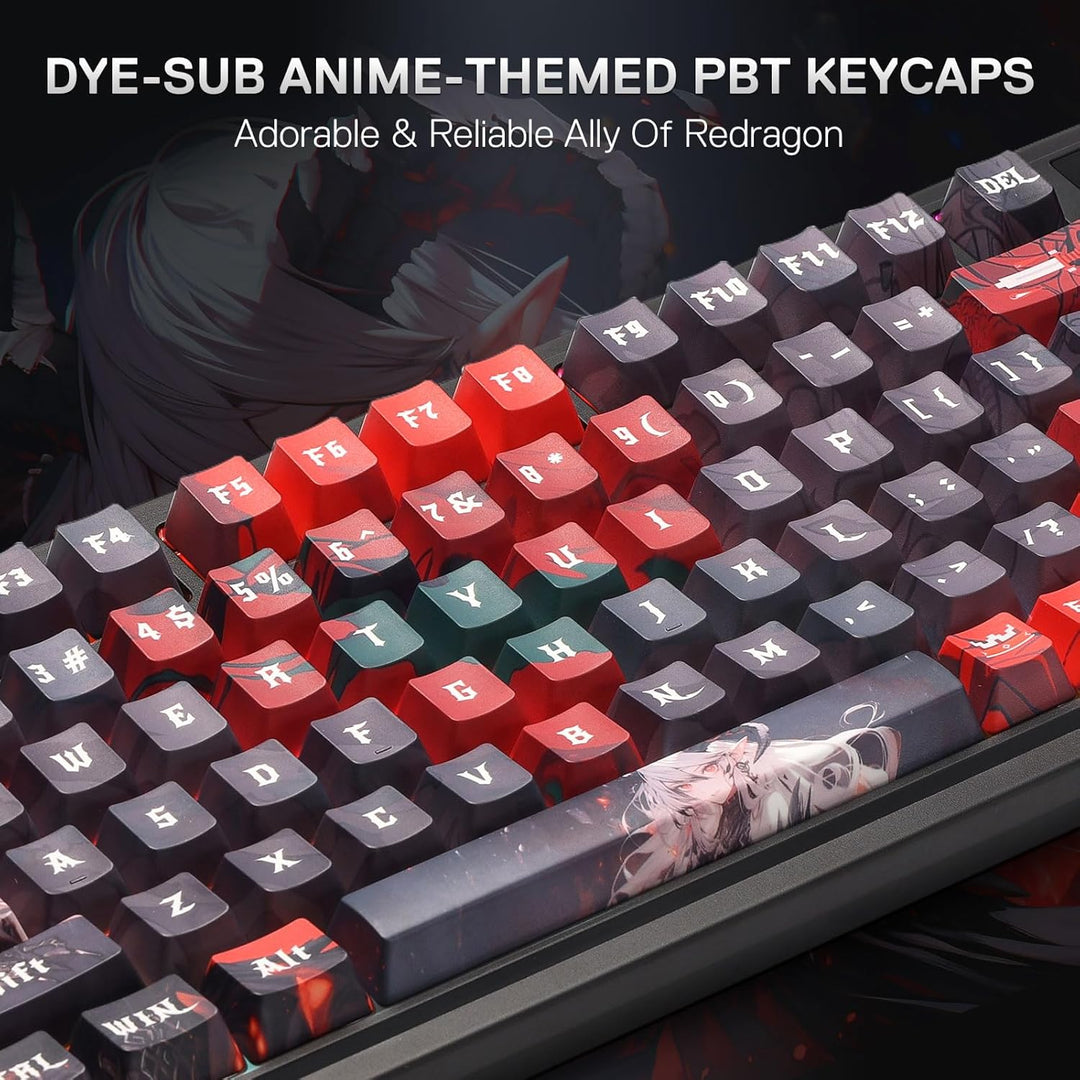 Redragon K719 PRO Teclado inalámbrico para juegos con junta con pan...