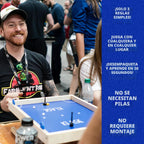 KLASK: El Juego Magnético Premiado de Habilidad para Fiestas - para Niños y Adultos de Todas las Edades Que Es Mitad Fútbol, Mitad Hockey sobre Hielo
