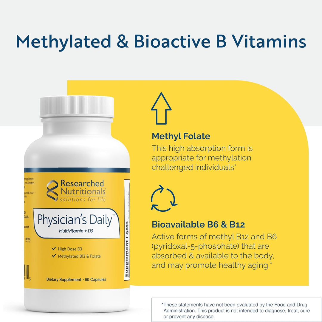 Researched Nutritionals Physician's Daily + D3 - Multivitamínic...
