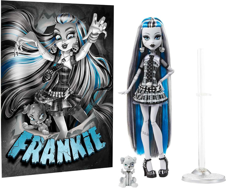 Muñeca Monster High, Frankie Stein en Blanco y Negro, Muñeca Colecc...