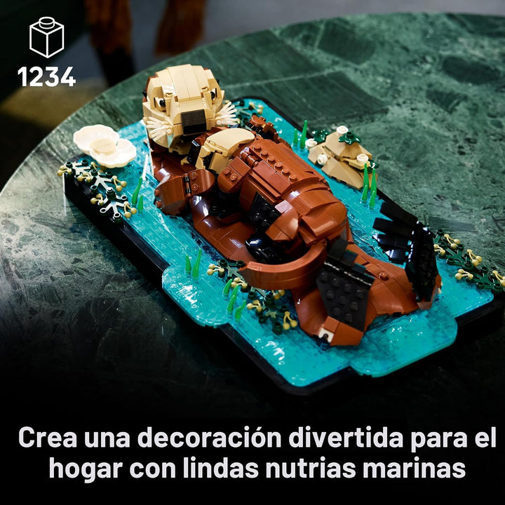 LEGO Ideas - Juego de construcción de nutrias marinas flotantes par...