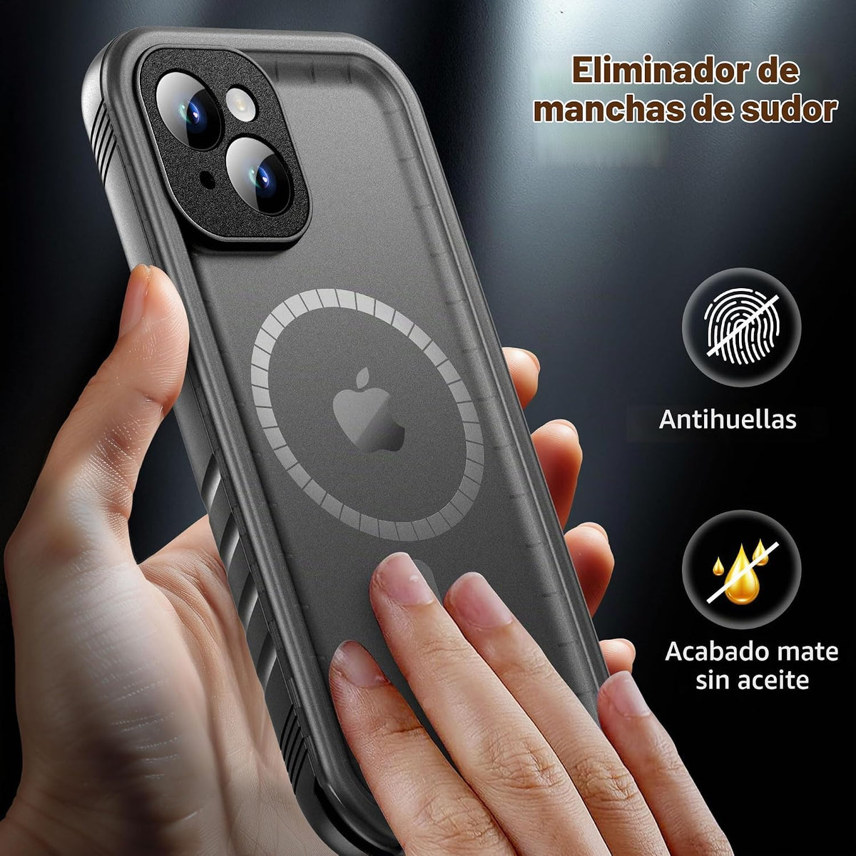 Cozycase Funda impermeable para iPhone 13, resistente militar, cuerpo