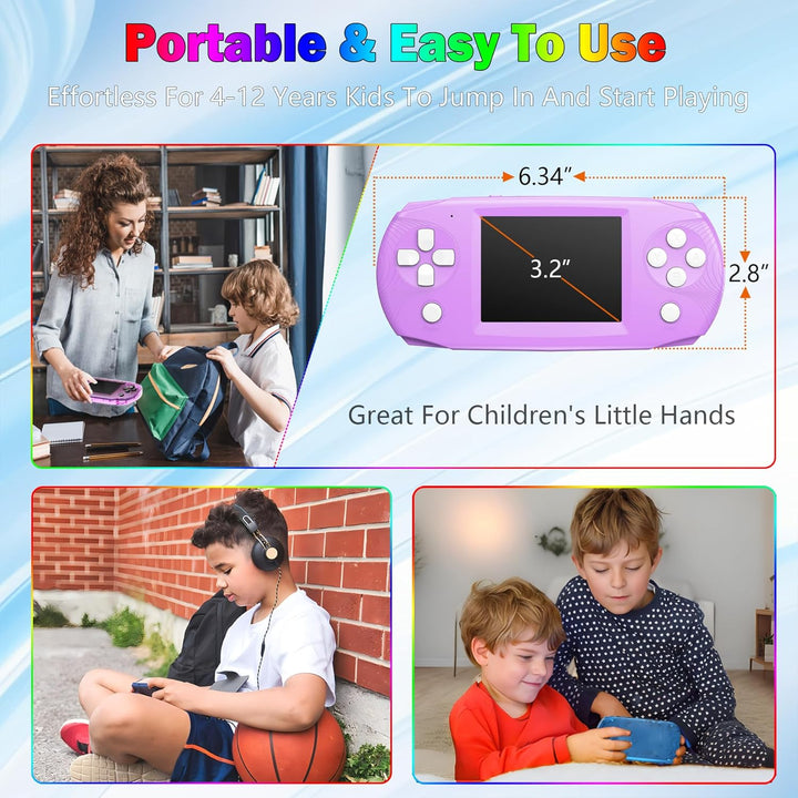 Great Boy Juegos de mano de 32 bits para niños con 139 videojuegos,...