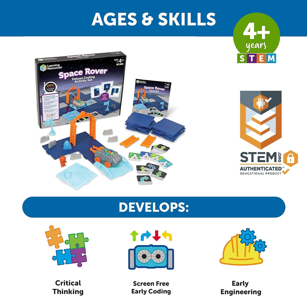 Learning Resources Set de actividades de codificación de lujo Space Rover