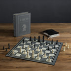 WS Game Company Juego de mesa de ajedrez Vintage Bookshelf Edition con