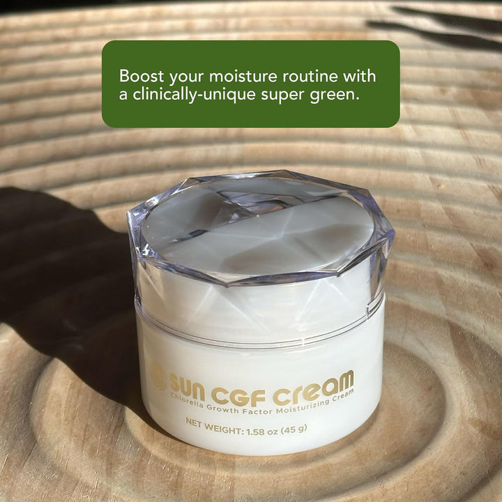 Sun Chlorella Crema hidratante facial que aumenta la hidratación pr...