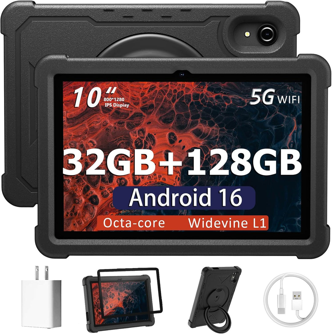 Tablet Tablet Android 16 de 10 pulgadas, 32 GB de RAM 128 GB ROM, e...