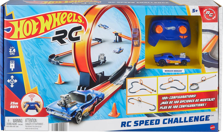 Hot Wheels Juego de autos de juguete con control remoto a
