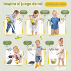 Dreamon - Juego de limpieza para niños, juego de limpieza de juguetes de 14