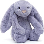 Jellycat Bashful Viola Bunny - Juguete de peluche, mediano, color morado