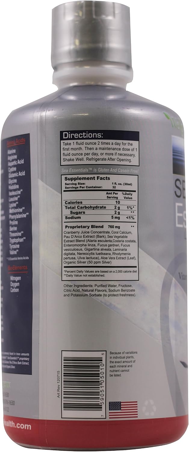 Wellgenix Sea Essentials Suplemento dietético mineral líquido con t...
