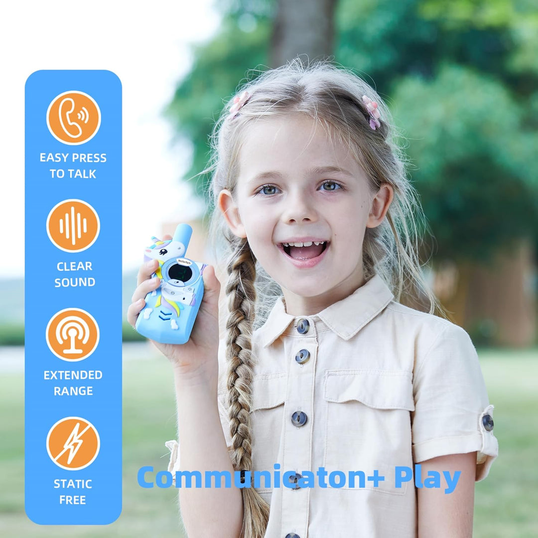 Juguetes para niñas de 3 a 12 años, walkie talkies para niños para...