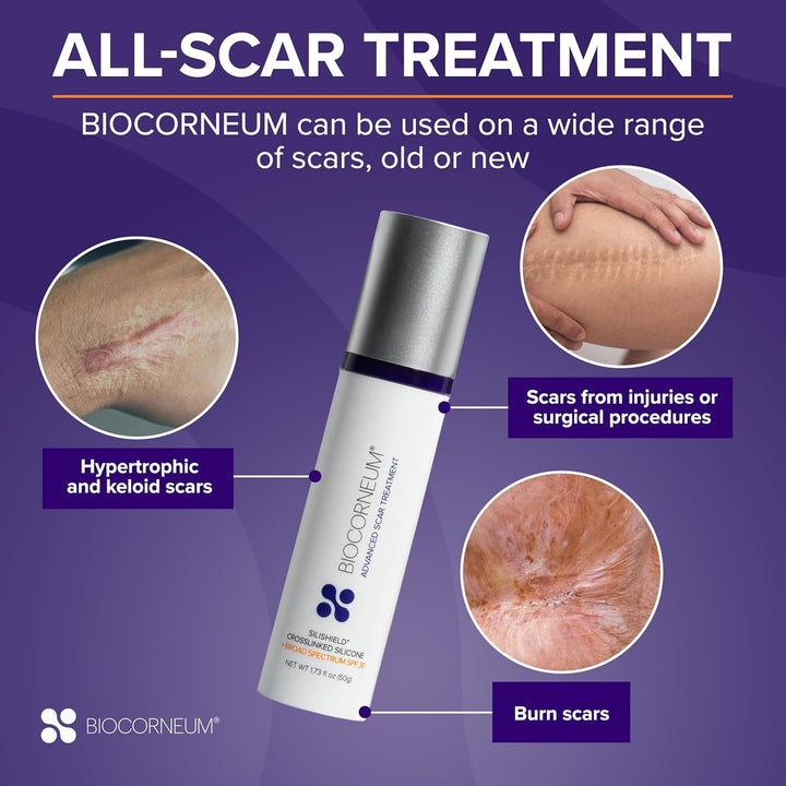 BIOCORNEUM Tratamiento avanzado de cicatrices con Silishield® y SPF...