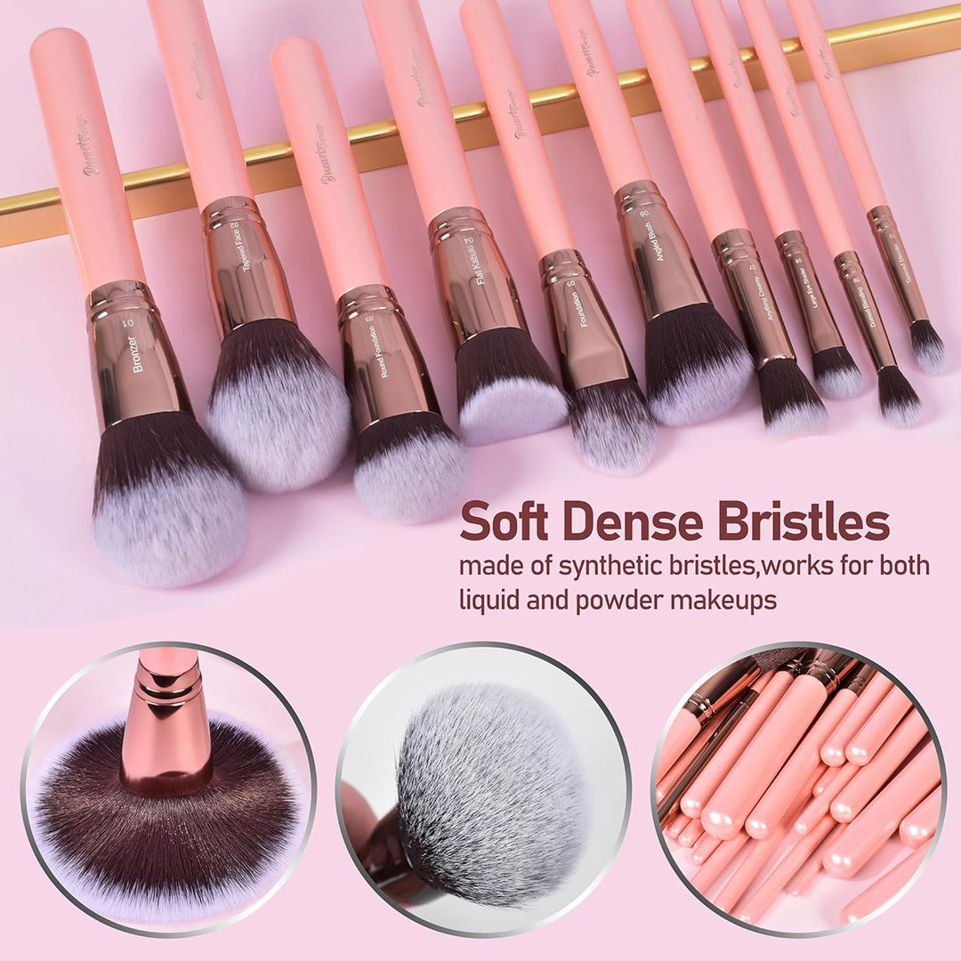 Bueart Design Juego de 30 piezas de brochas de maquillaje profesion...