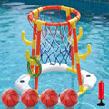 2 en 1 - Juguetes de lanzamiento de aro y anillo de baloncesto