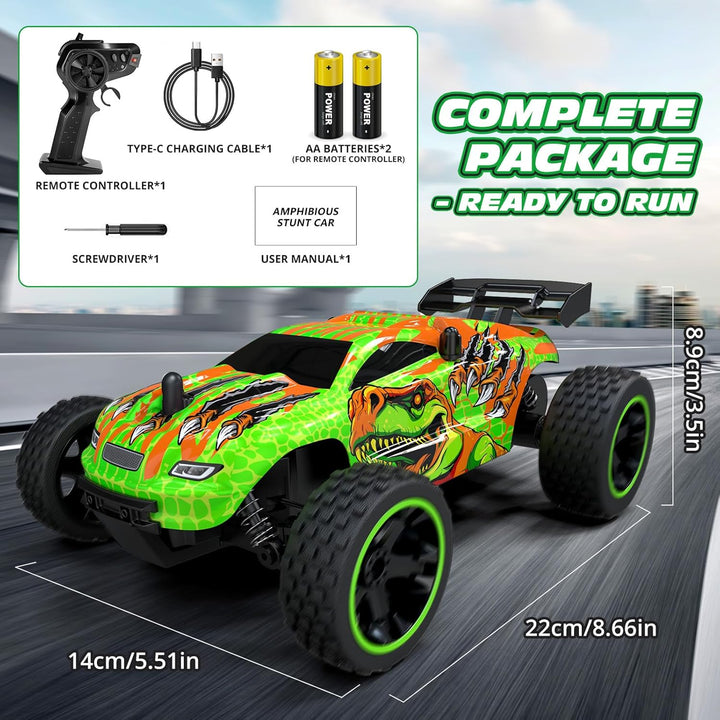 Tecnock Coches RC para Niños, Coche RC 1:18 a Escala 2WD con Carga...