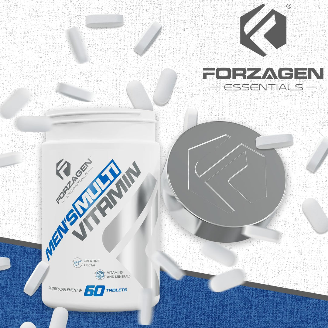 Forzagen Essentials Multivitamínico para hombre con creatina y BCAA...