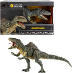Figura de Dinosaurio Giganotosaurus Colección Hammond de Mattel Jurassic World Dominion, 21 Articulaciones, Ojos de Vidrio, Cola Alambreada y Lengua Posable