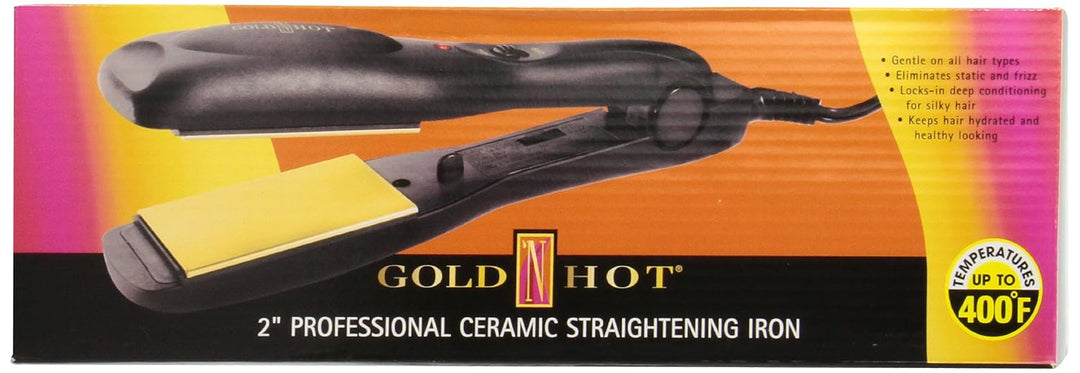 Gold N Hot Gh2143 Cerámica Profesional Alisador Cerámico Plancha 2...