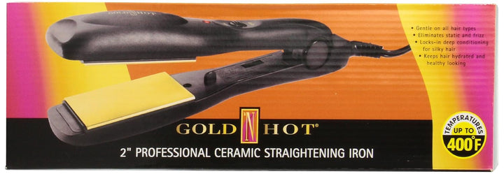 Gold N Hot Gh2143 Cerámica Profesional Alisador Cerámico Plancha 2...