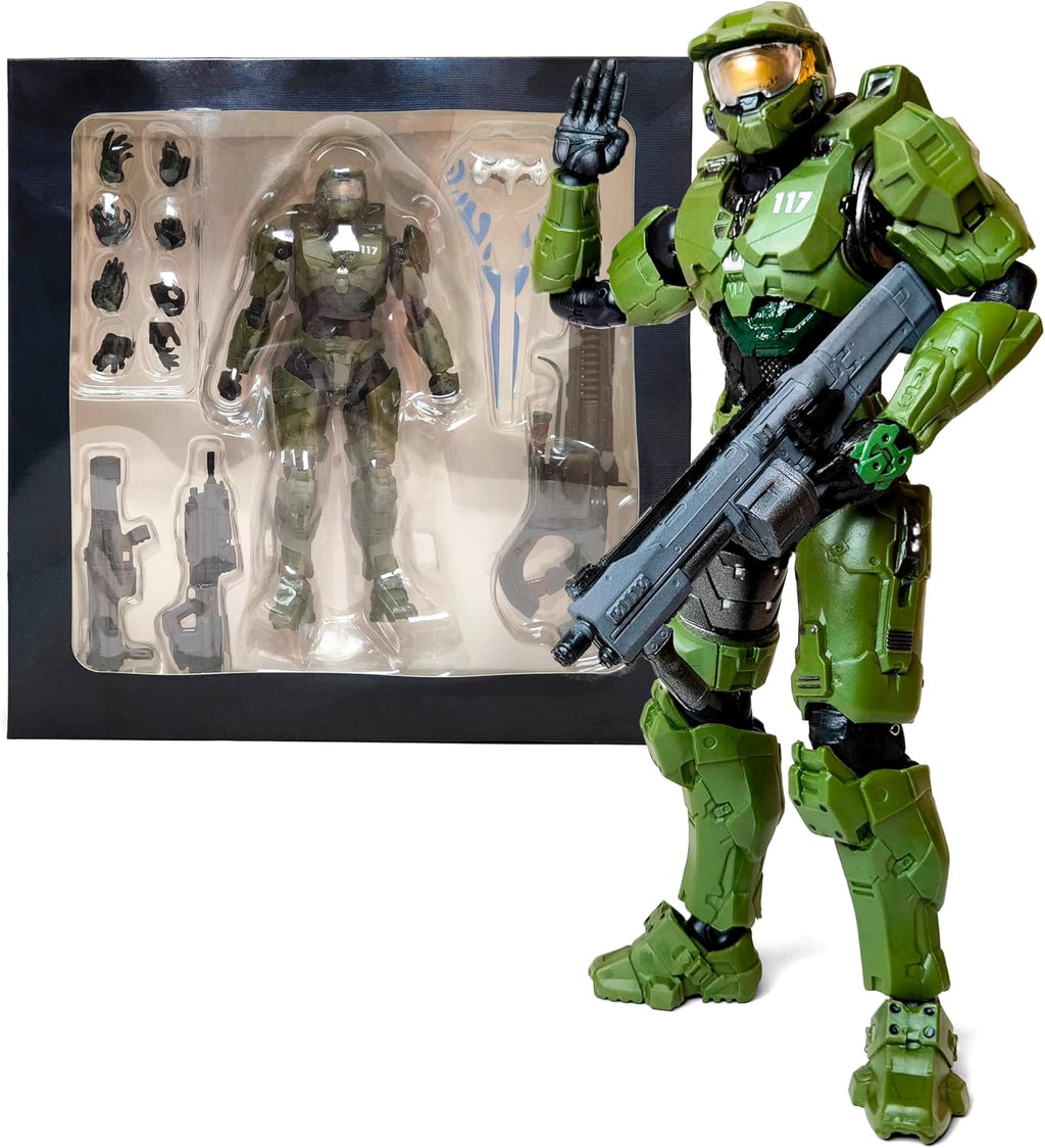 Toysvill Inspired by HLW Master Chief (Infinite) - Figuras de acción de 8.7 pulgadas