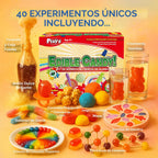 Playz Kit de fabricación de dulces comestibles para niños – Kits de ciencia para niños de 8 a 12 años – Kit de química de ciencia de los alimentos con más de 40 experimentos y más de 21 herramientas para hacer tus propios chocolates y dulces para niños y