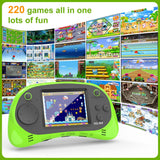 Juegos de mano para niños, videojuego retro de 16 bits con 220 jueg...