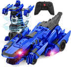 Kroyedfuw Coches RC Transformables de Dinosaurio, Coche de Control...