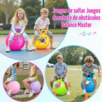 6 bolas de tolva para niños de 3 a 8 años, pelota inflable de 18 pulgadas con asa, juguetes para sentarse en saltar para deportes, escuela, juego activo en equipo, regalos para interiores y exteriores para niñas de 3 a 8 años, con bomba