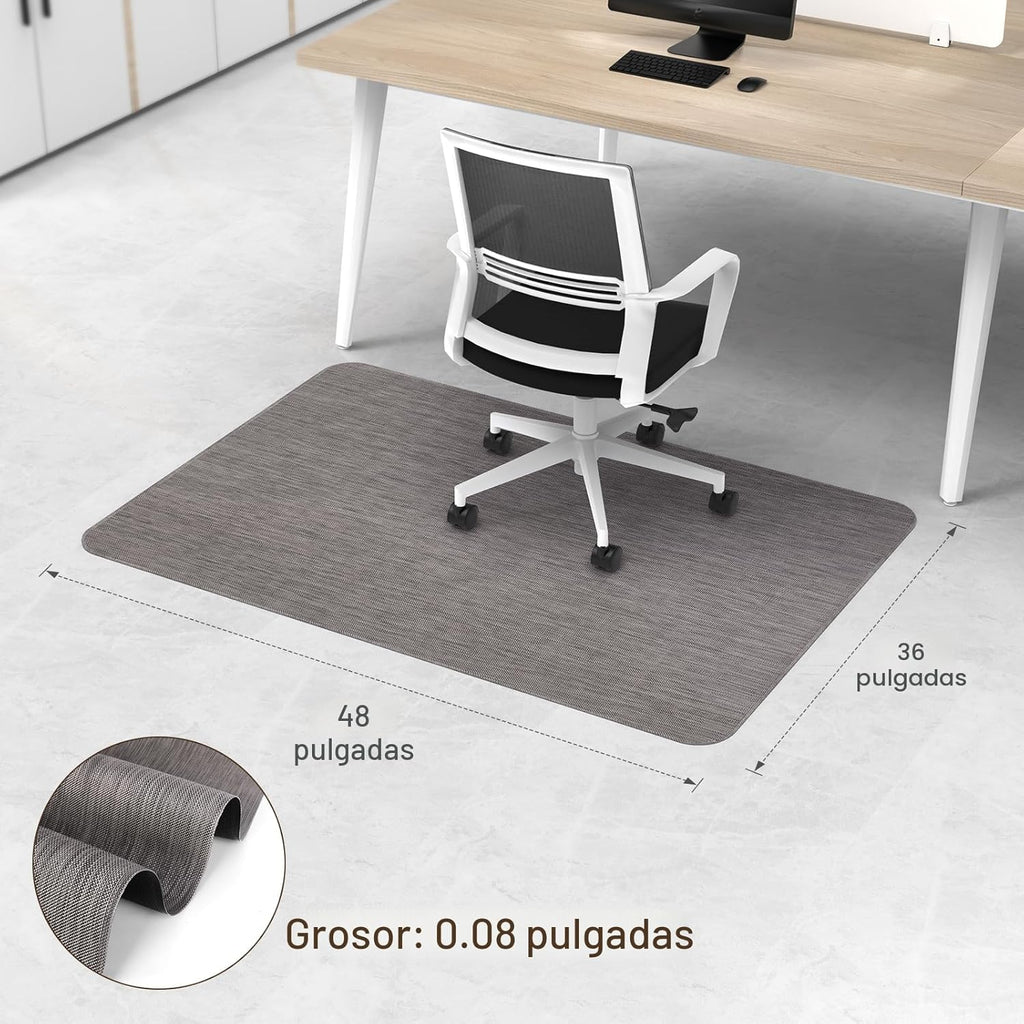Lámpara Tapete para silla de oficina para suelos de madera, PVC