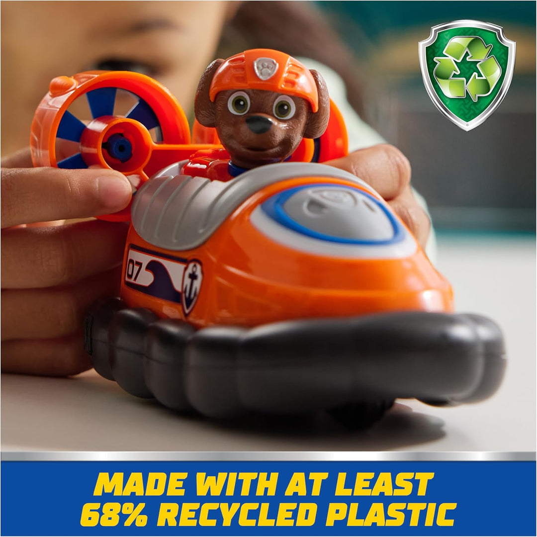 PAW Patrol, Hovercraft de Zuma, vehículo de juguete con figura de a...