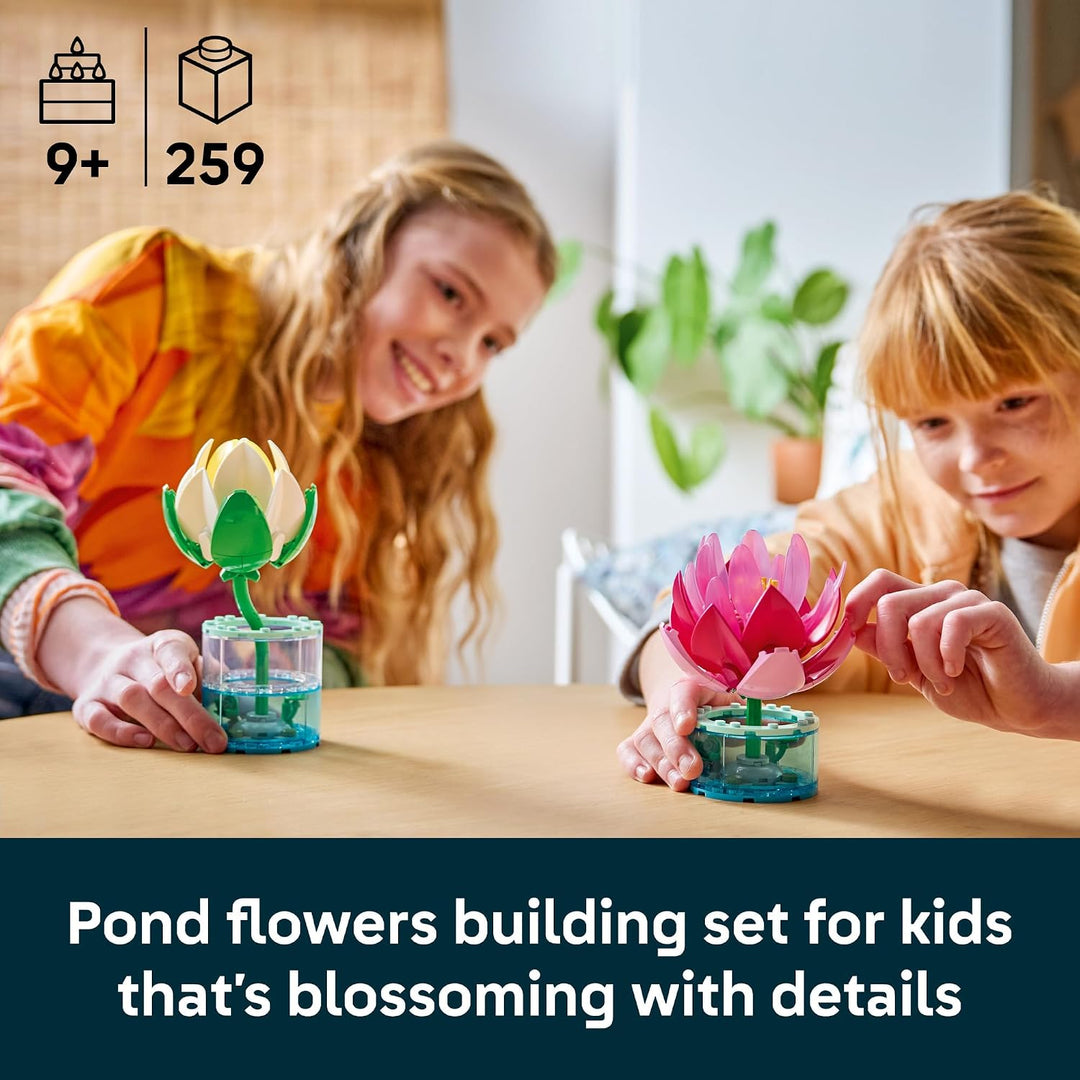 LEGO Botanicals Nenúfares 11511 | Juguetes de construcción para niñ...