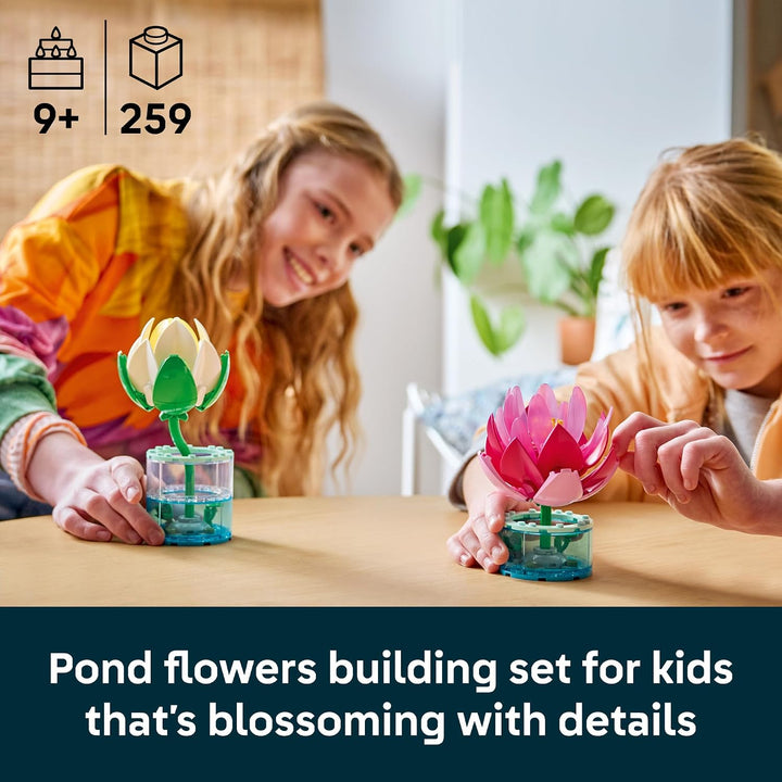 LEGO Botanicals Nenúfares 11511 | Juguetes de construcción para niñ...
