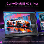 kksmart Monitor portátil para laptop, MacBook Surface PC, Xbox PS5,...