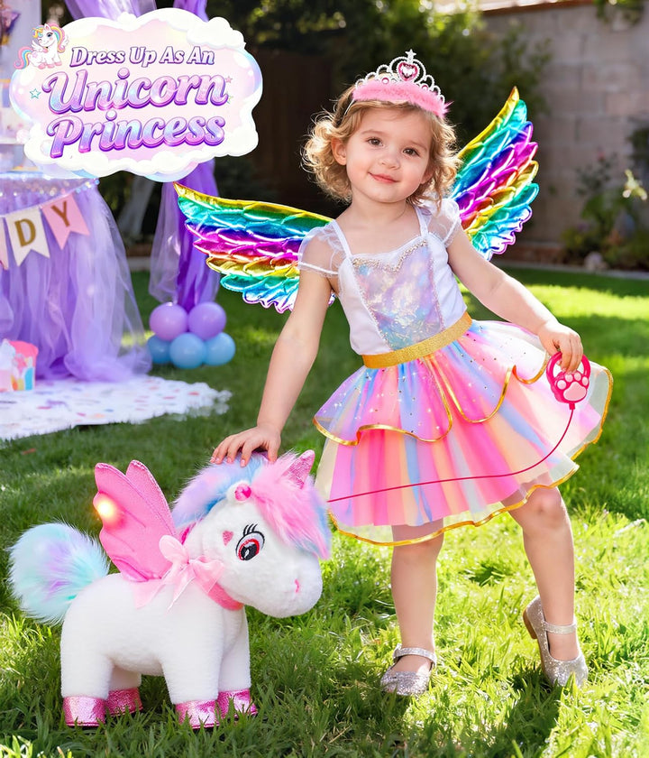 Jeowoqao - Juguetes de unicornio para niñas de 4 a 6 años, unicorni...