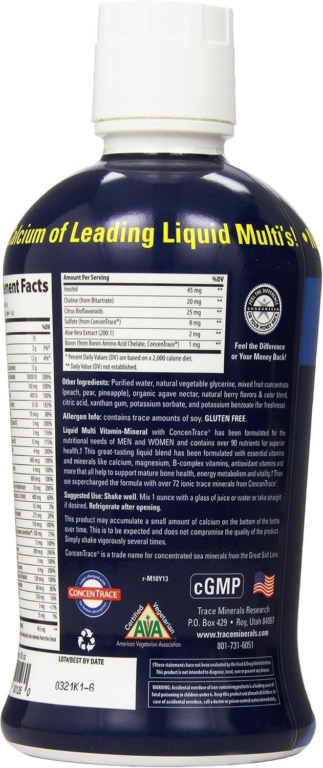 Trace Minerals Multi Vitaminas Minerales Líquidas | Vitaminas B, An...