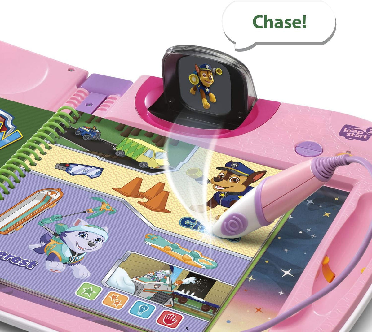 LeapFrog LeapStart - Sistema de aprendizaje interactivo 3D, de color violeta